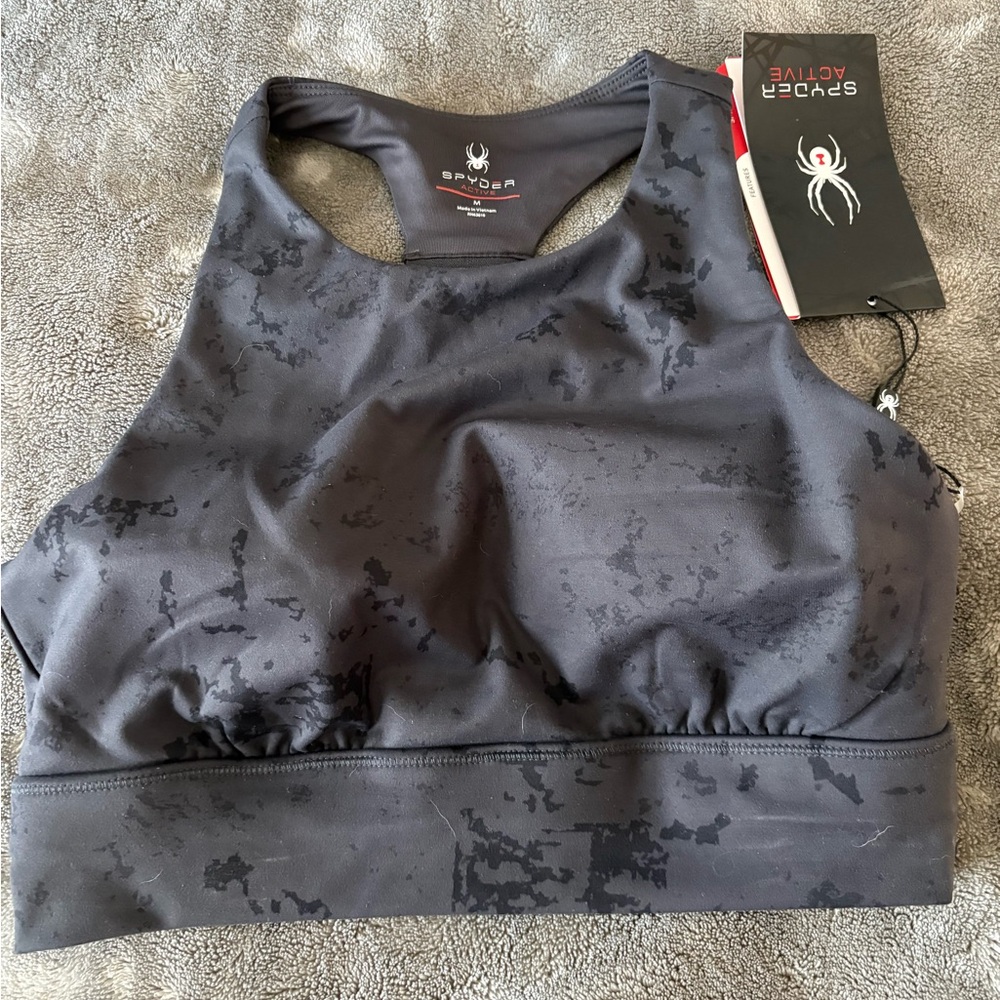 Spyder sports bra high neck women’s M NWT